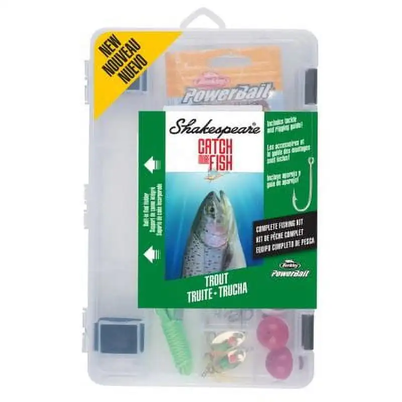 

Catch More Fish Trout Tackle Box Kit