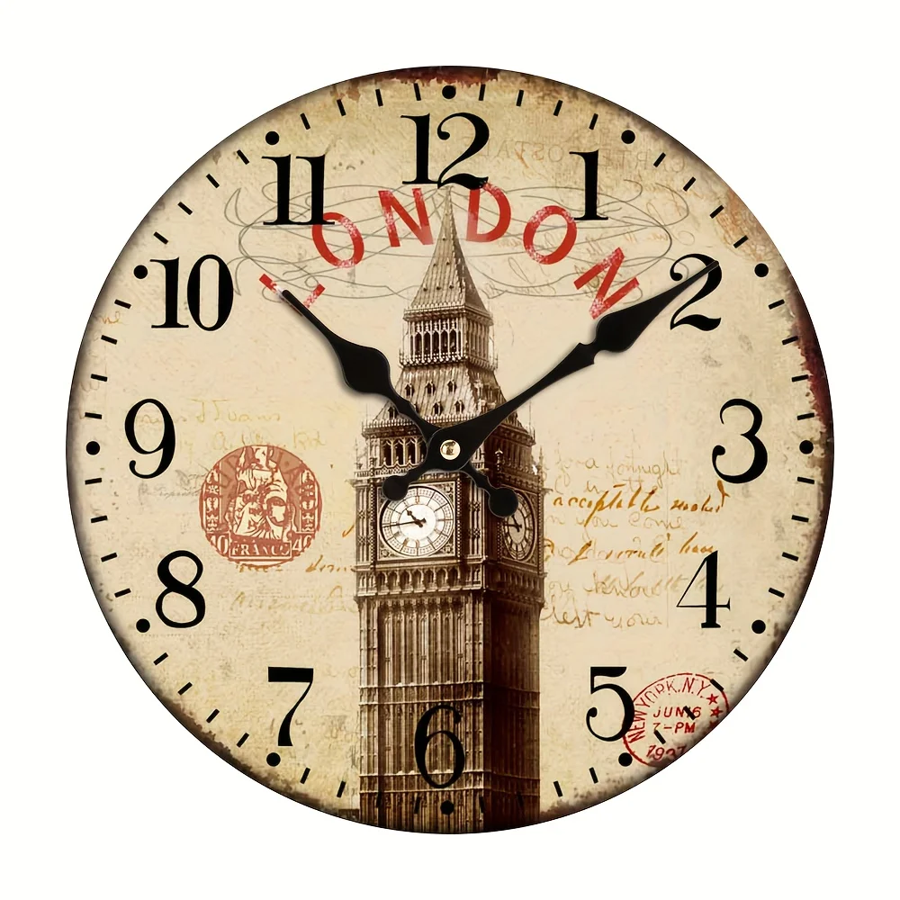 

Elegant Big Ben Wall Clock - Silent, Vintage British Design for Home Decor Clocks Wall Home Decor