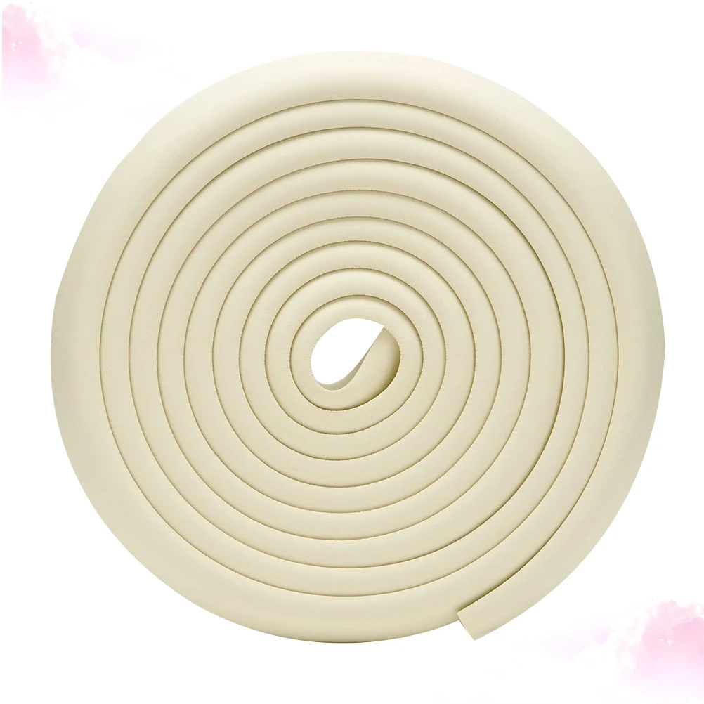 شريط حماية مضاد للتصادمات للأطفال، أبيض متين وقابل للتصادم، شريط ممتص للصدمات لزوايا المنزل للرضع