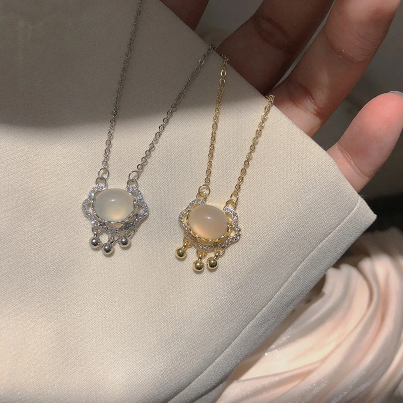 

925 Sterling Silver Geometric Shape Necklace Simple Personality Exquisite Woman Pendant Choker Birthday Gift Exquisite Jewelry