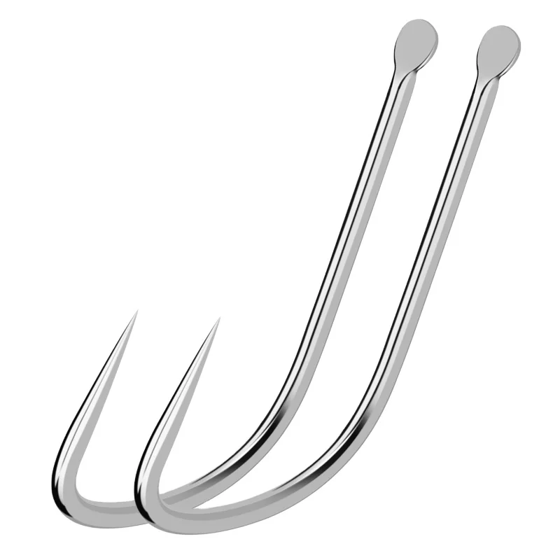 100PCSNew Carbon Fish Hook Carbon Steel Fishing Hook Fishhooks Durable High Carbon Steel Circle Fishing Hooks For Sea