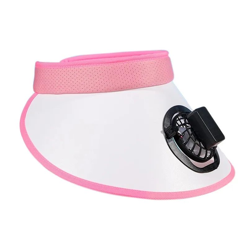 

Solar fan hat summer face cover cooling empty top hat women's outdoor rechargeable sunscreen hat
