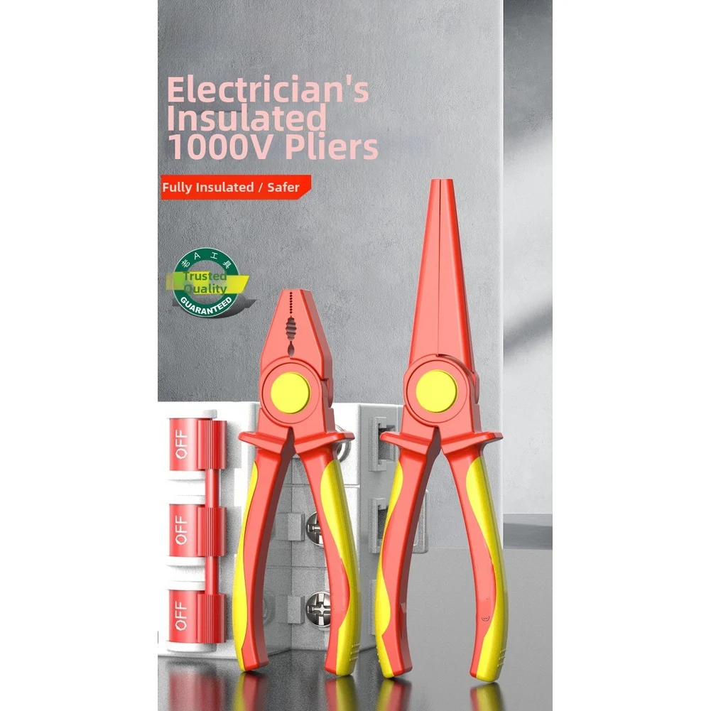 

Прочные изолированные кусачки для проводов 1000В с защитой от низких температур и надежным захватом для электромонтажных работ