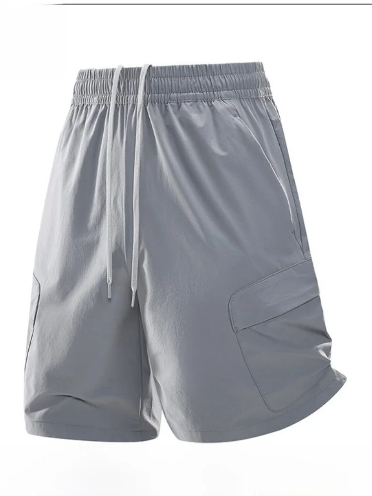 3D Tailored Men's Summer Outdoor Quick Dry Breathable Loose Fit Versatile Casual Shorts Stylish City Wave Series Pure Color