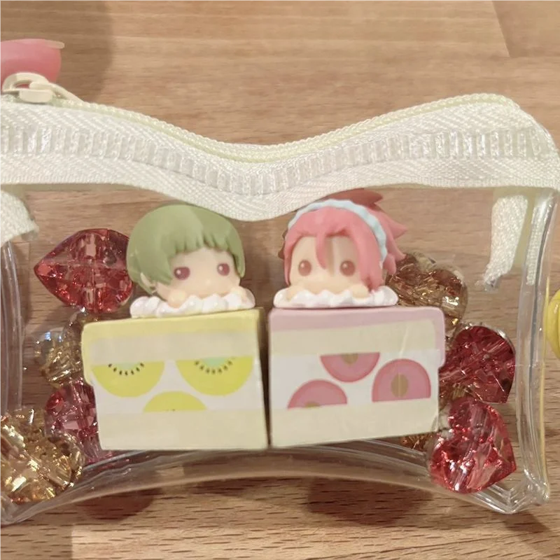 Stasto 5Pcs Gashapon ぷちばーす BINAN KOUKOU CHIKYUBOUEIBU ETERNAL LOVE! Figurka Anime Zabawki dla dzieci Prezent Kolekcjonerskie ozdoby modelarskie