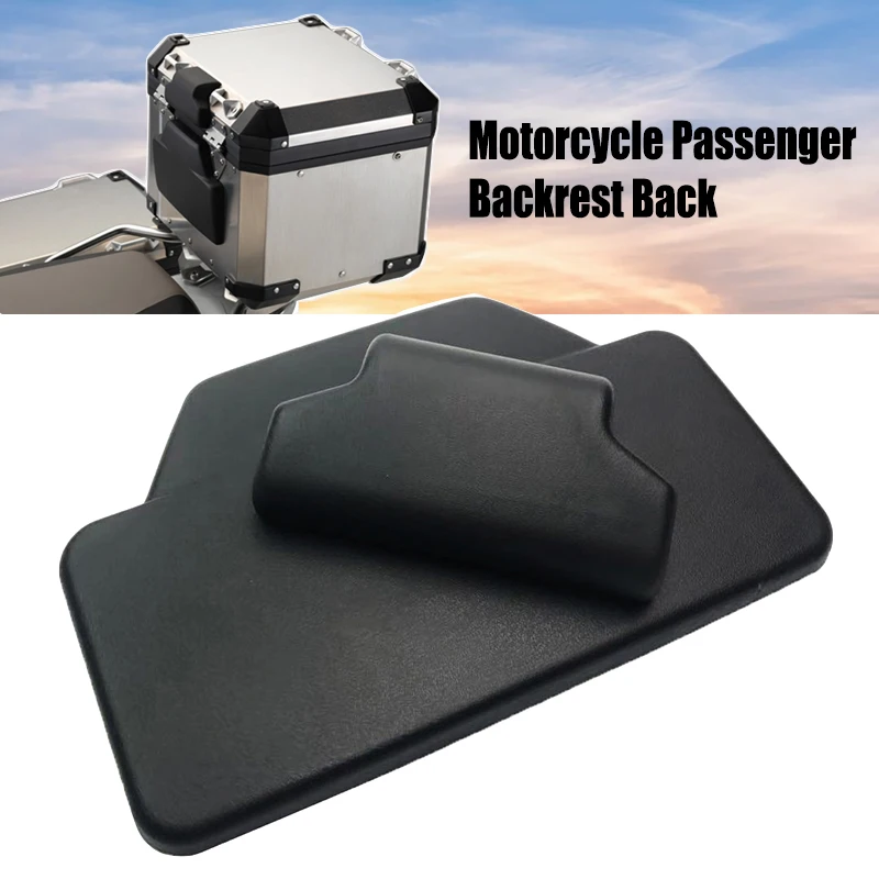 

For BMW F750GS F850GS F800GS ADV G310R G310GS RNINET F900XR F900R Passenger Backrest Back Pad Aluminum Rear Box Trunk Sticker