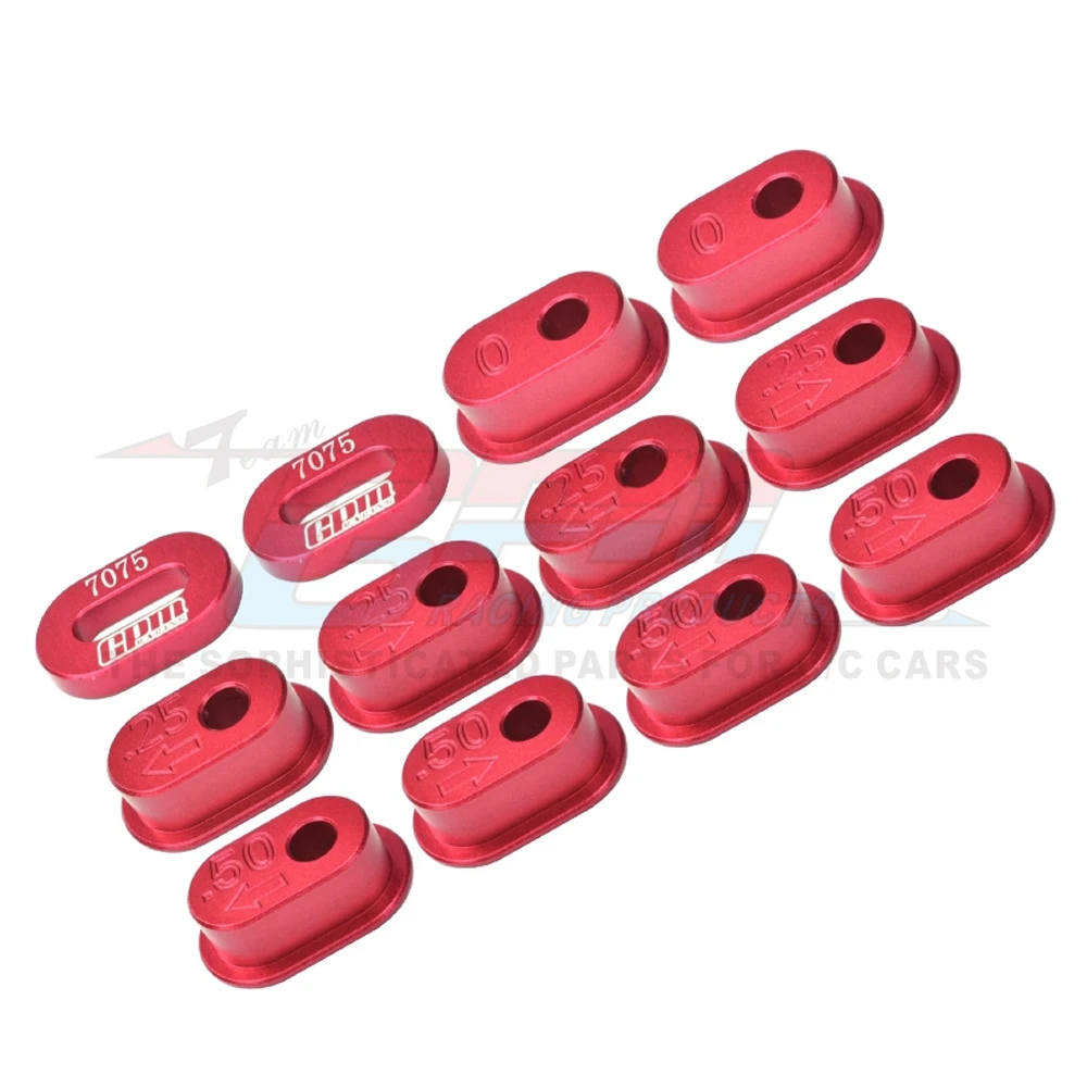 Juego de ajustador de tensión de cadena de aleación metálica GPM 7075 LOS 262002   Para motocicleta LOSI 1/4 PROMOTO-MX Promoto-SM FXR LOS06000 LOS-2310
