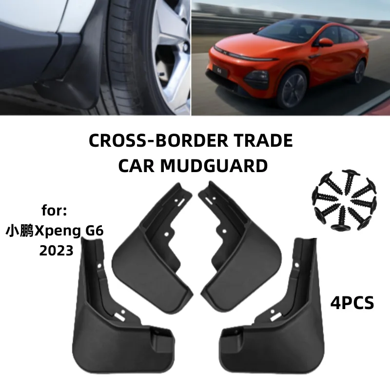 

Suitable for 2023 Xiaopeng Xpeng G6 Mudguards Fender Mudflaps Front Rear Flares Splash Guards Cover Car Accessorie