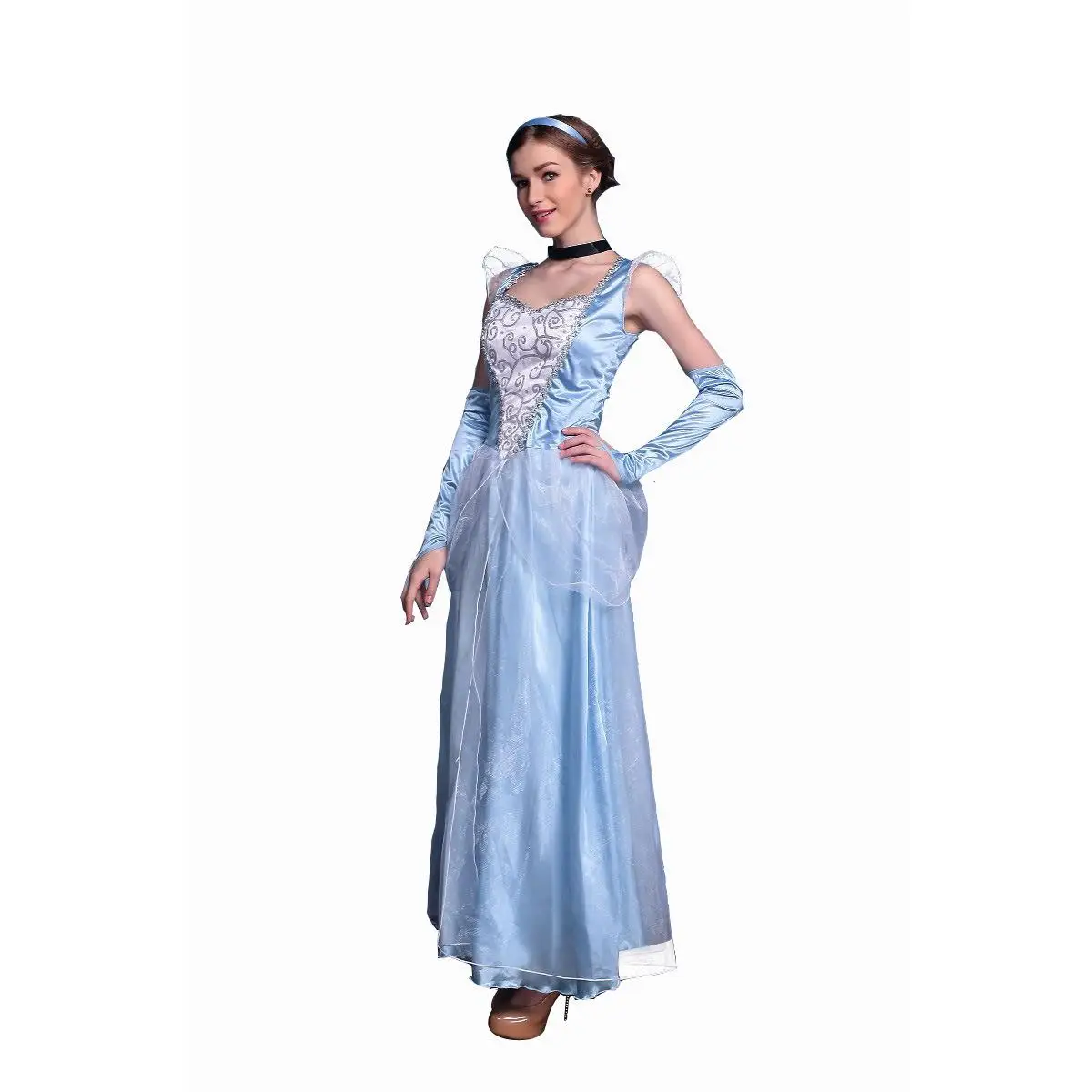 Cinderella Rollenspiel Kostüm Schneewittchen Prinz Cosplay Kleidung Halloween Par Eup Ball Outfit Damen Ethnische Bühnenkleidung