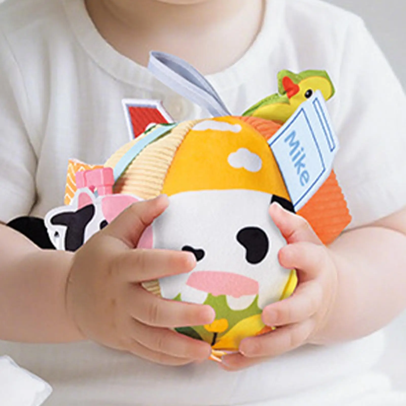 Bola de aperto do bebê bola texturizada mastigar brinquedo para 0-6 meses mão agarrar desenvolvimento habilidade motora jogo sensorial aprendizagem dentição