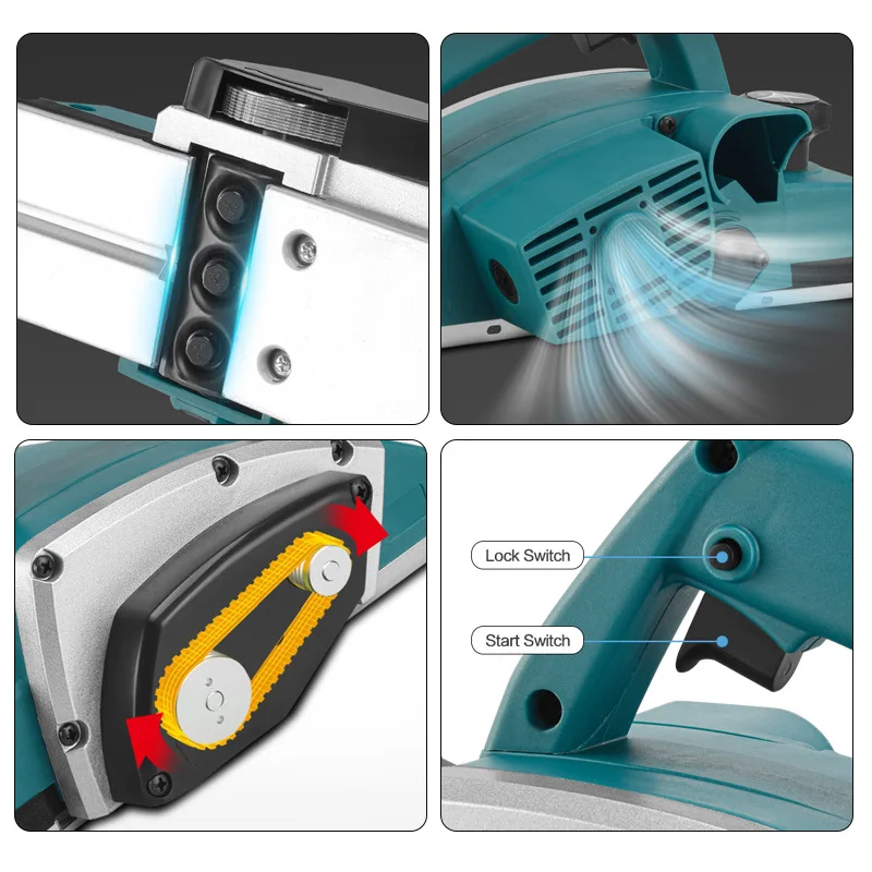 Woodworking Electric Planer Portable Multifunctional Planer Wood Press Planer Cutting Board Cutting Board Electric Push Planer