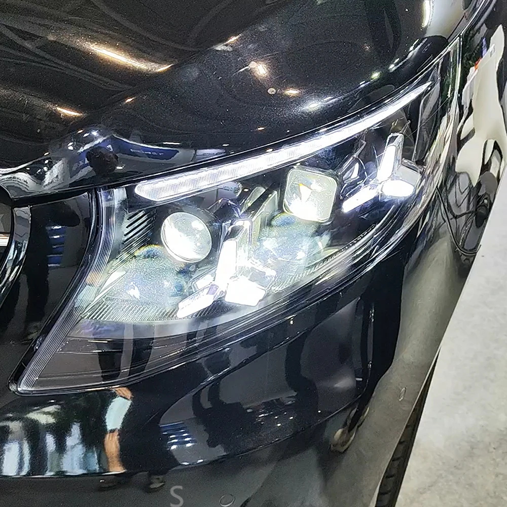 For Benz Vito W447 Metris V-Class 2016-2023 Auto Headlights Assembly Upgrade New Style Startup Effect Low Beam High Beam Style