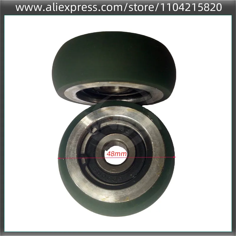 Wholesale Price Pressure Paper Rubber Roller Wheel For Komori Offset Printing Machine Outside Diameter 48mm