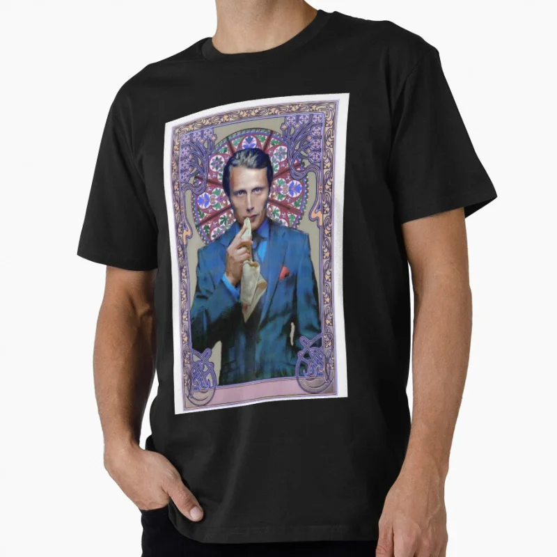 

Doctor Lecter 80s Horror movie Hannibal 1218 Scary Halloween Gift t shirt for men Cannibal Graphic clothes All size tops S-6XL