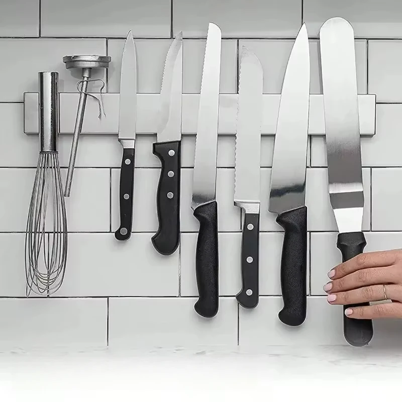 Multifunktionaler magnetischer Messerhalter, geeignet für die Wand, magnetischer Messerhalter aus