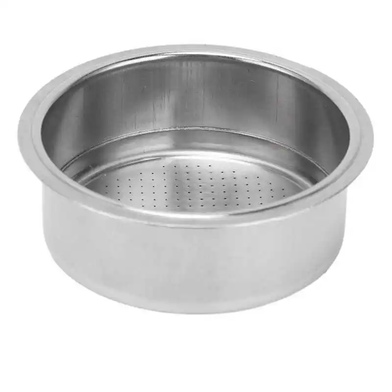 54mm Stainless Steel Coffee Filter Dripper Coffee 2 Cup Pressurized Filter Basket Strainer Home Kitchen Coffee Making Tools