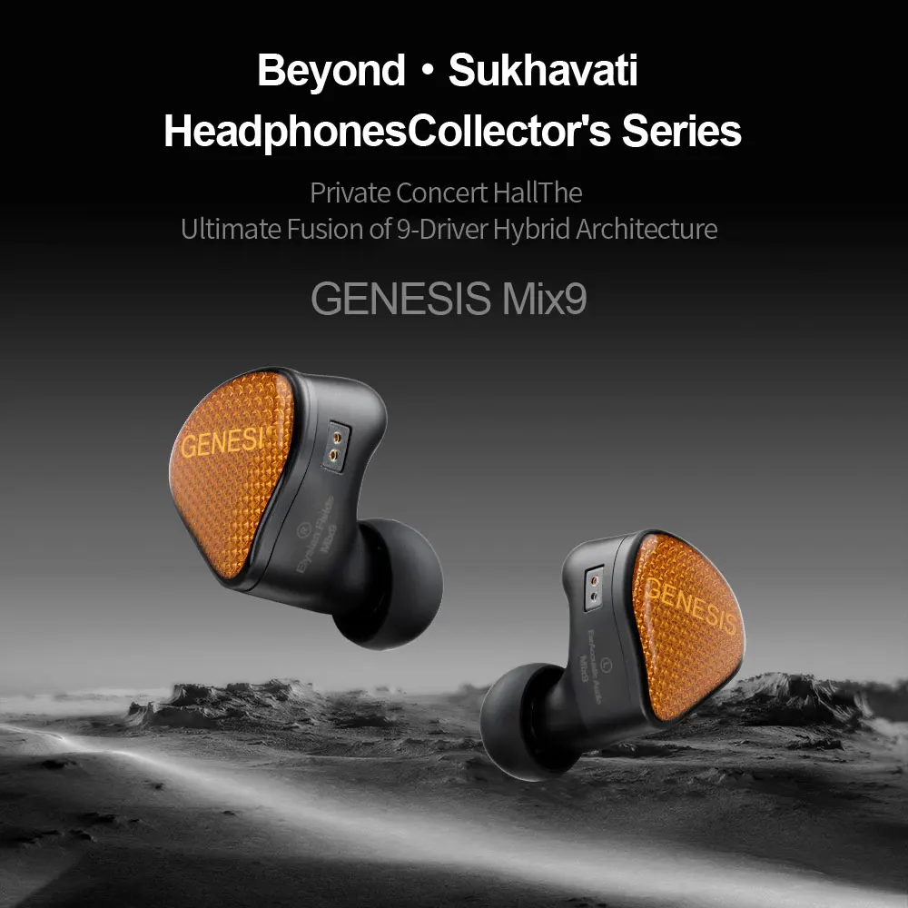 

Наушники EarAcoustic Audio GENESIS MiX9 с 9 гибридными драйверами, внутриканальные Hi-Fi проводные мониторные наушники с балансным разъемом 4.4 мм