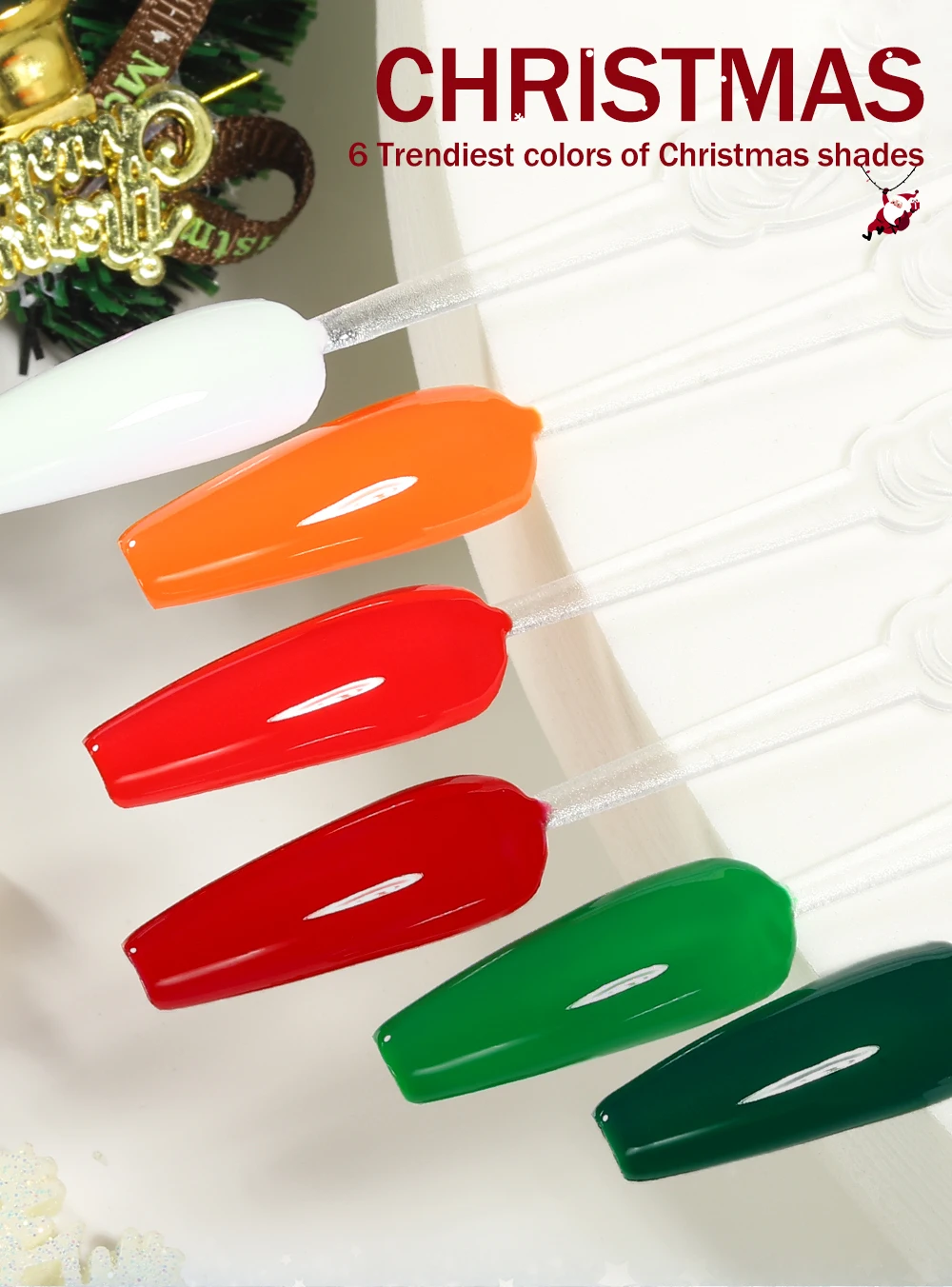 YOKEFELLOW 10 ml Gel-Nagellack, funkelnder roter Gel-Nagellack, Soak Off UV-LED-Gel-Lack, 122 Farben, Nagelkunst, Maniküre, Geschenke für Frauen – Detail 10