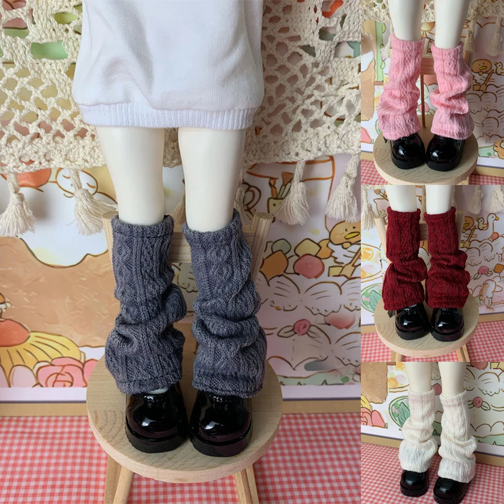 H02-002 children handmade toy BJD/SD doll clothes 1/6 30cm colorful Knitted pile socks 1pair