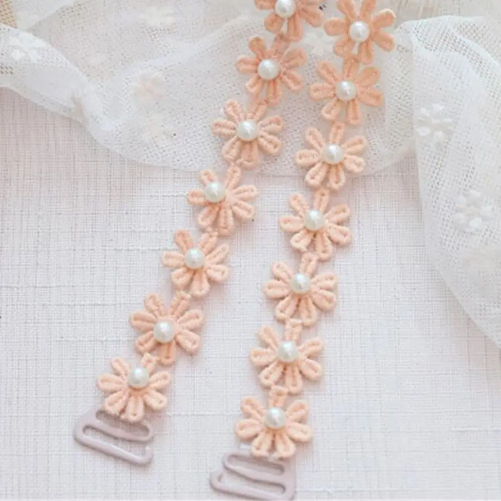 Tracolla per reggiseno invisibile con fiore regolabile trasparente in silicone sexy estivo in pizzo per donna ragazza