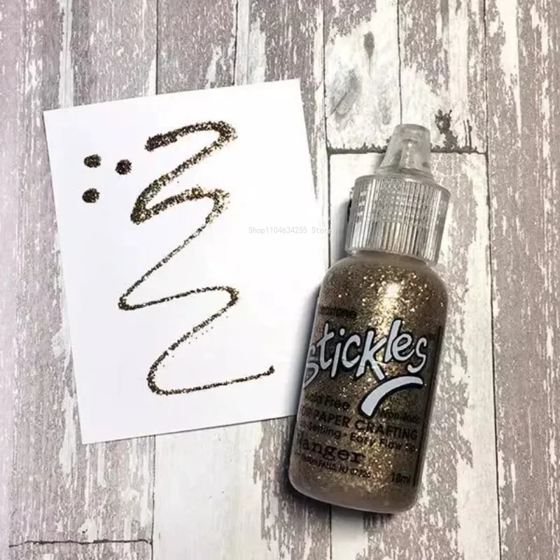 High-end Glitter Glue Decorative Pigment Golden Onion Glue Handmade Greeting Card Various Colors Handmade Decorative Soft Clay