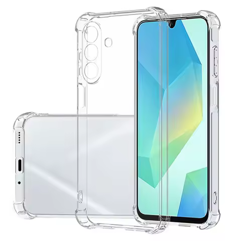Clear Phone Case For Samsung Galaxy S22 S23 S24 Plus S25 Ultra S21 Fe Silicone Soft Case For Samsung A16 A26 A36 A56 A55 A35 A15
