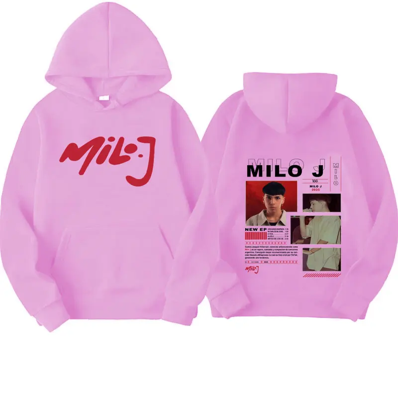 العصرية مغني الراب ميلو J ألبوم جديد جولة غطاء الجمالية هوديي الرجال النساء Y2k البلوز الرجال موضة فضفاض البلوفرات المتضخم القمم #6