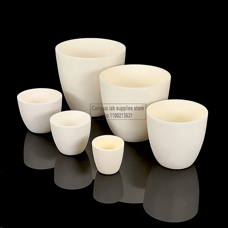 1piece Lab 5ml-750ml Arc Shaped Mafei Furnace Volatile Ceramic Alumina Crucible for Thermal Analysis of Experiment
