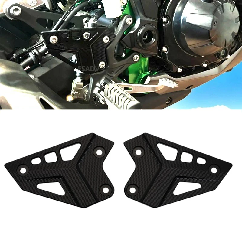 For Kawasaki Z900 Z 900 2017-2024 2020 2021 2022 2023 Motorcycle Accessories FootPeg Footrest Rear Heel Plates Guard Protector