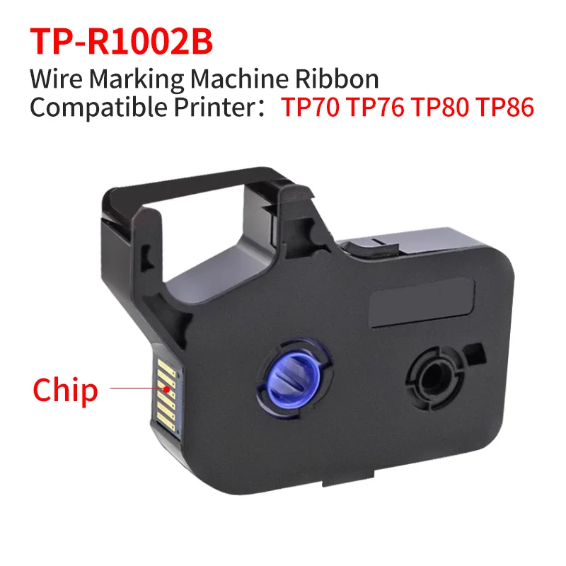 1-10 pz TP-R1002B TP-R100B Supvan Manicotto Tubo Termoretraibile nastro Ribbion per TP70 TP76 TP80 TP86 TP60i TP66i numeratrice