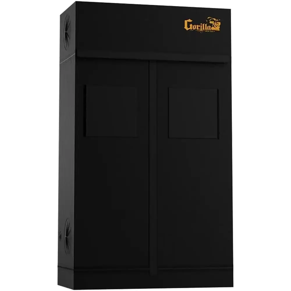 Maxi-Height Indoor Grow Tent with Extension Kit, Heavy-Duty Canvas, 300lb Hanging Capacity, Hydroponic System