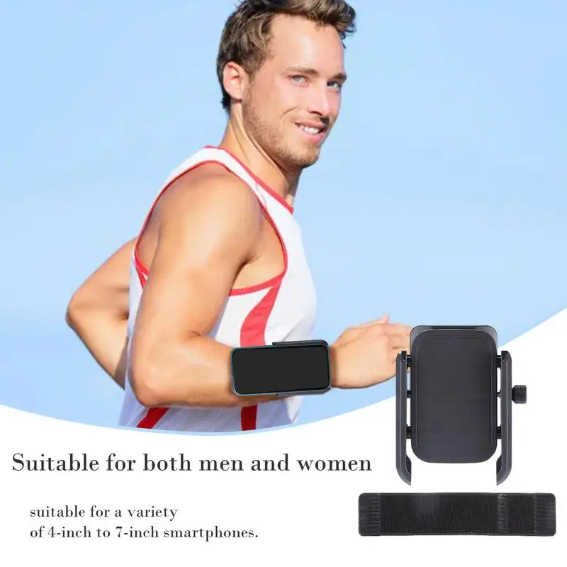 Brazalete para correr para teléfono móvil, bolsa deportiva de tamaño universal, muñequera para caminar y entrenamiento