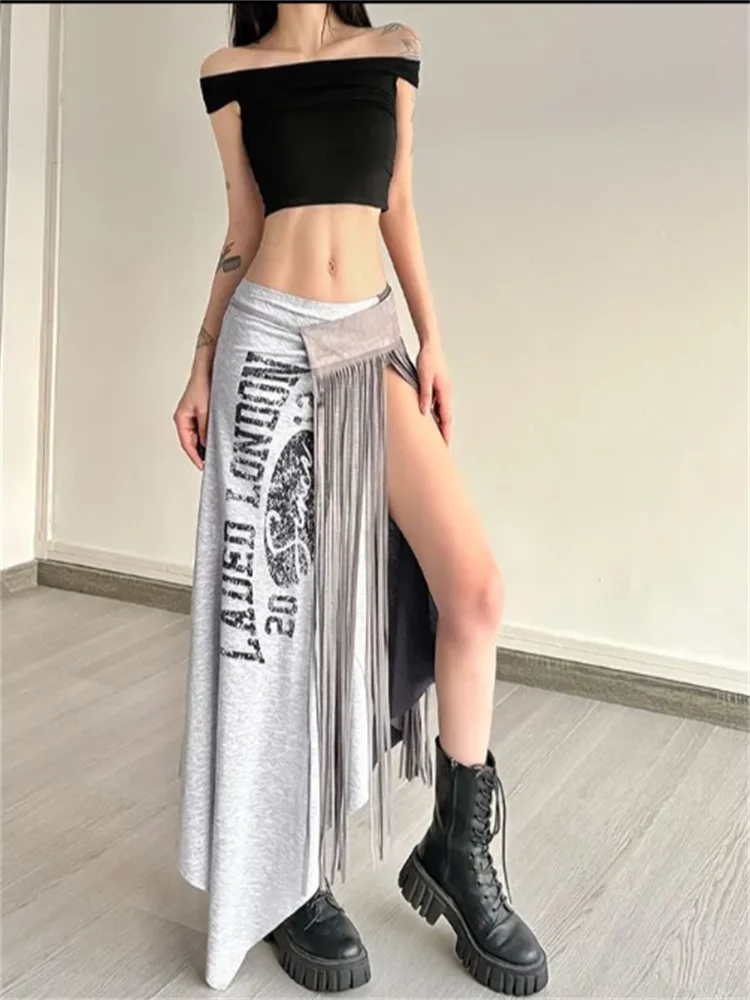Long Tassel Waist Seal Ladies Waistband Decorated Waist Skirt Street Spice Girl Wide Belt Accessories Dance Female Belt