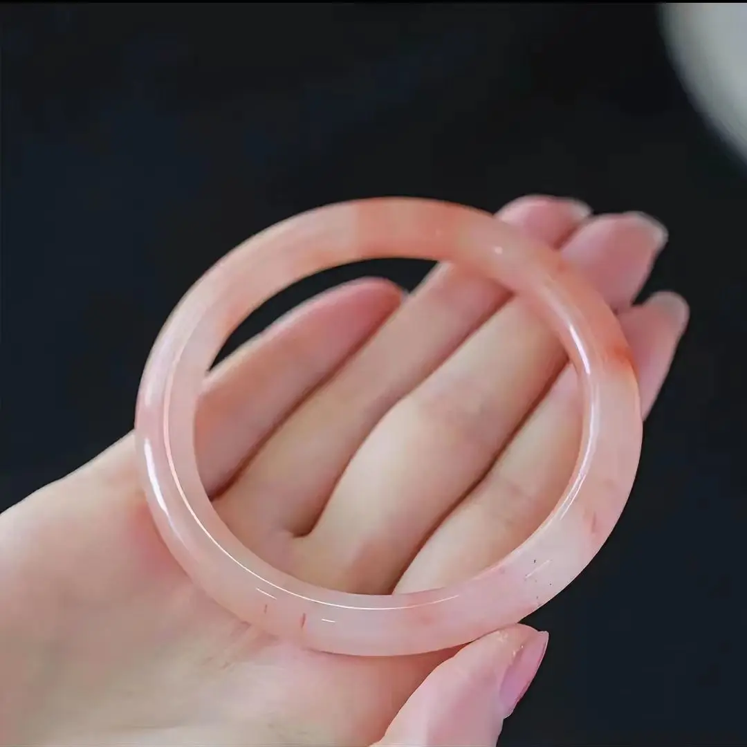 

Golden Silk Jade Thin Round Strip