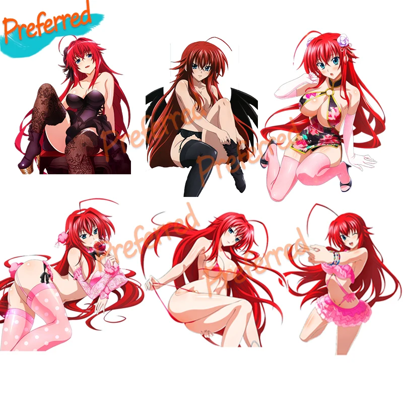 Rias Gremory Swimsuit Nude High School DxD Weatherproof Anime Sticker