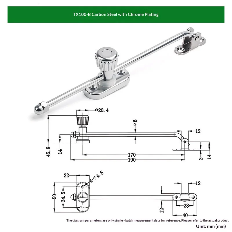 TX92-2 Stainless Steel Limiter Dedicated Screws, Nuts, Switches, Control Industrial Machinery, Cabinets, Doors, Windows, Support