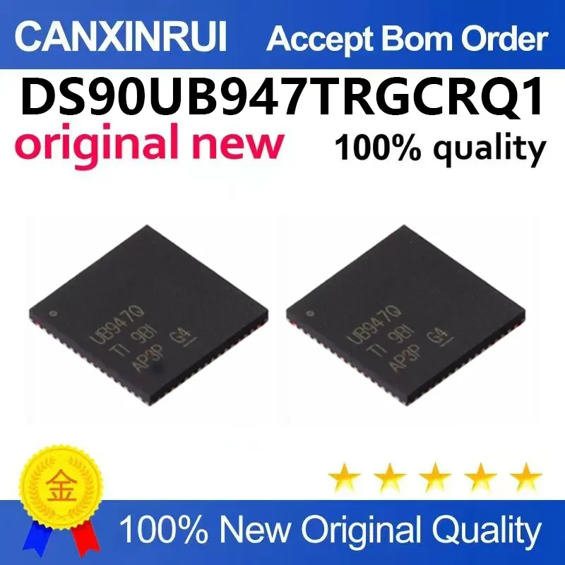 （5pcs-100pcs）Brand new original DS90UB947TRGCRQ1 silk screen UB947Q patch QFN-64 serial chip