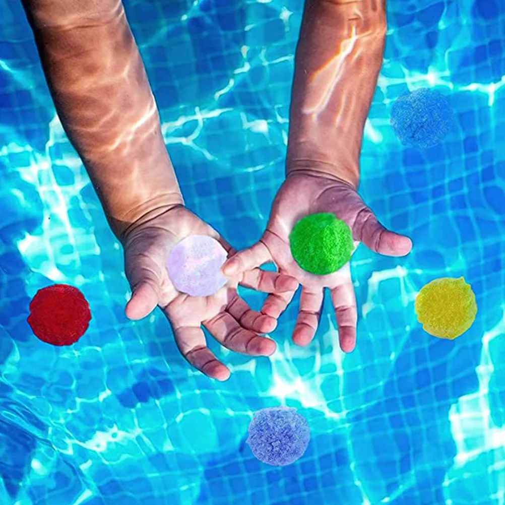 20 Pcs Balls Toys Summer Kids Pool Reusable Cotton Smooth Surface Friendly Skin Outdoor Activities Interest
