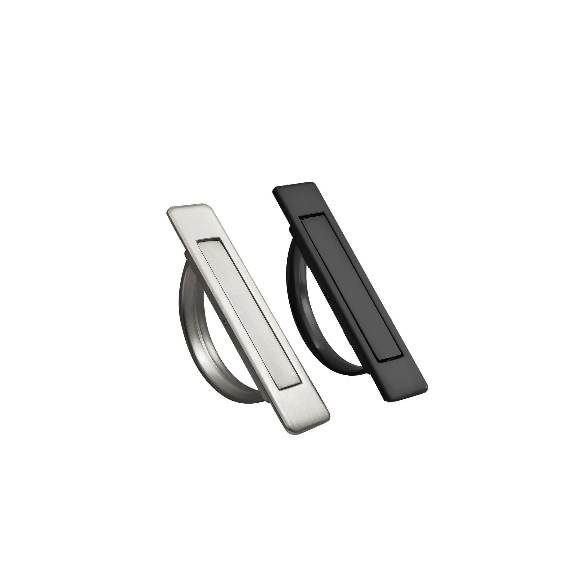 Tatami Pull Handle Recessed Invisible Concealed Cabinet Door Zinc Alloy Rotating Thickened Minimalist Design