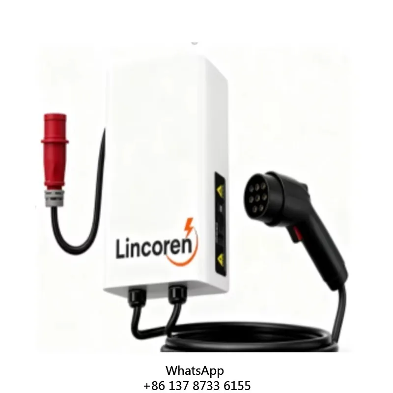 Lincoren Portable High Voltage 6kW DC Fast Charger Step-Down Charging SiC Tech OBC IP67 Air Cooling 94% Efficiency For Car