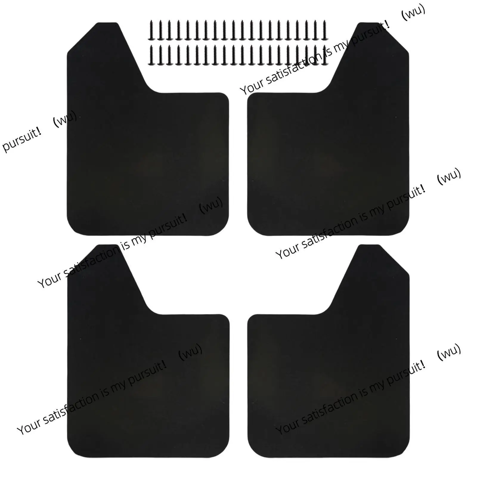 4 mud baffles, universal external parts, suitable for pickup SUV cars, truck mud baffles