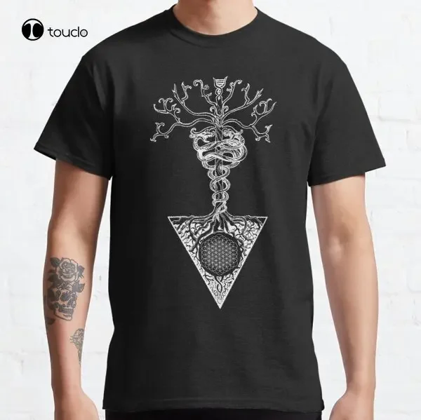 New Tree Of Life Dark Classic T-Shirt Tee Shirt 100% Cotton Summer For Man Unisex Fashion Tshirt Summer Women Shirts Xs-5Xl