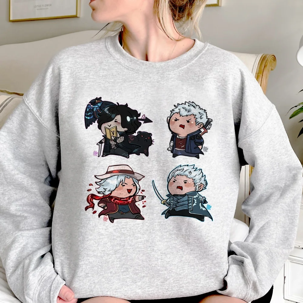 Devil May Cry women hoodies harajuku hoodie korean style fashion tops streetwear Casual