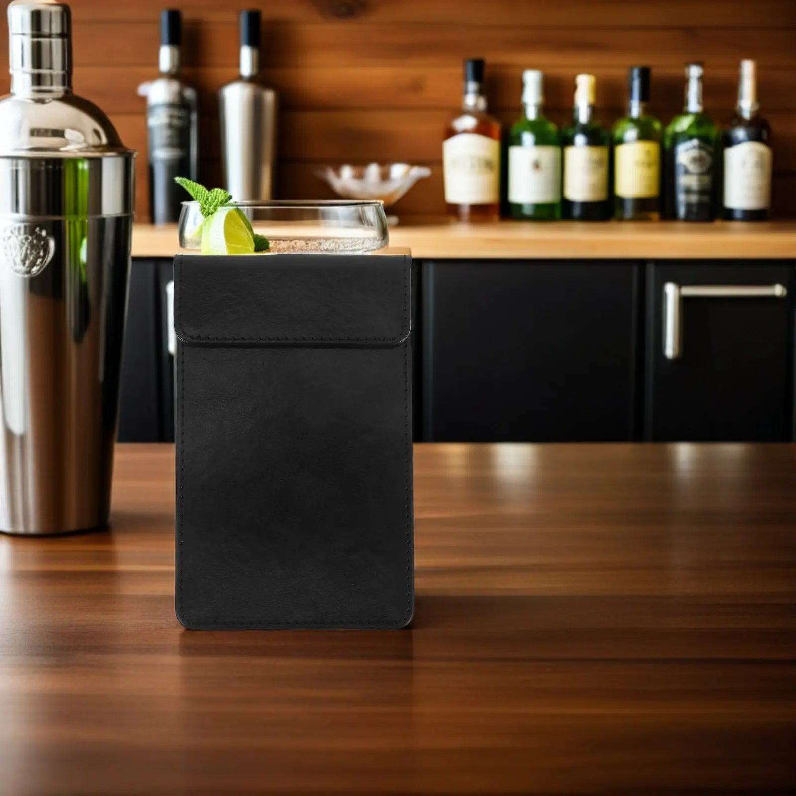 5Pcs Restaurant Receipt Clipboard Menu Holder Pad Holder for Servers Portable Kitchen Order Tool Professional Food