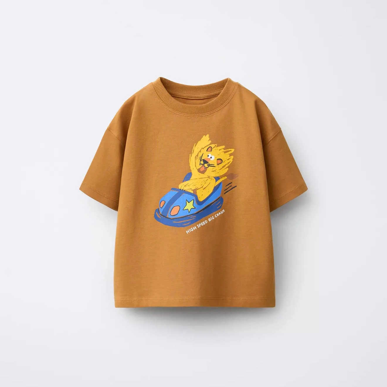 Lovey T Shirt For Boys And Girls Summer Clothes  Simple All-match  Crewneck Base Shirt 1-7Years Old Children New Printed Tees
