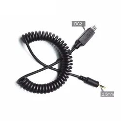 LS-2.5/N3/DC2 Shutter Release Cord Cable for RW-221 RF-603 MC-36R JY-120 for Nikon D7200 D7100 D7000 D5500 D5300 D5200 D5100