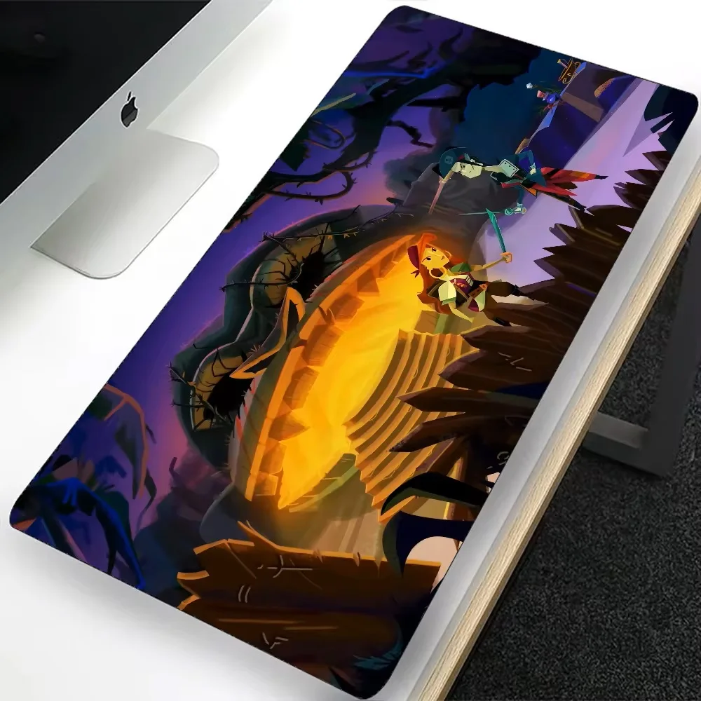 Return to Monkey Island Large Gaming Mouse Pad Computer Mousepad PC Gamer Laptop Mouse Mat Office Mausepad Keyboard Mat Desk Pad