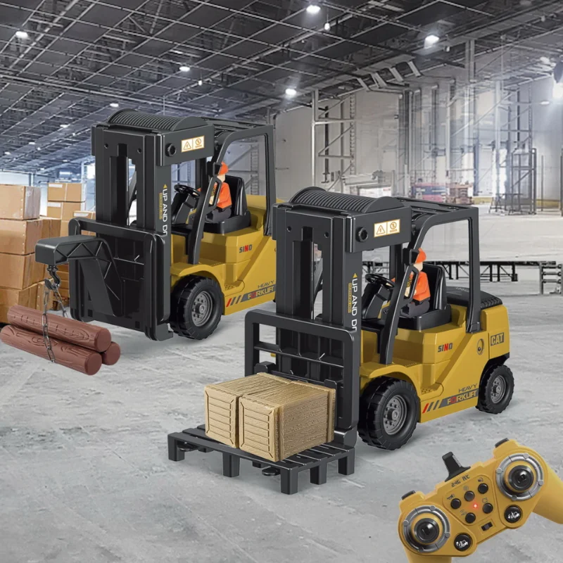 Voiture électrique télécommandée pour enfants, camion, grues, relevable, cascadeur, véhicule, cadeau pour garçons, RC, 8,5