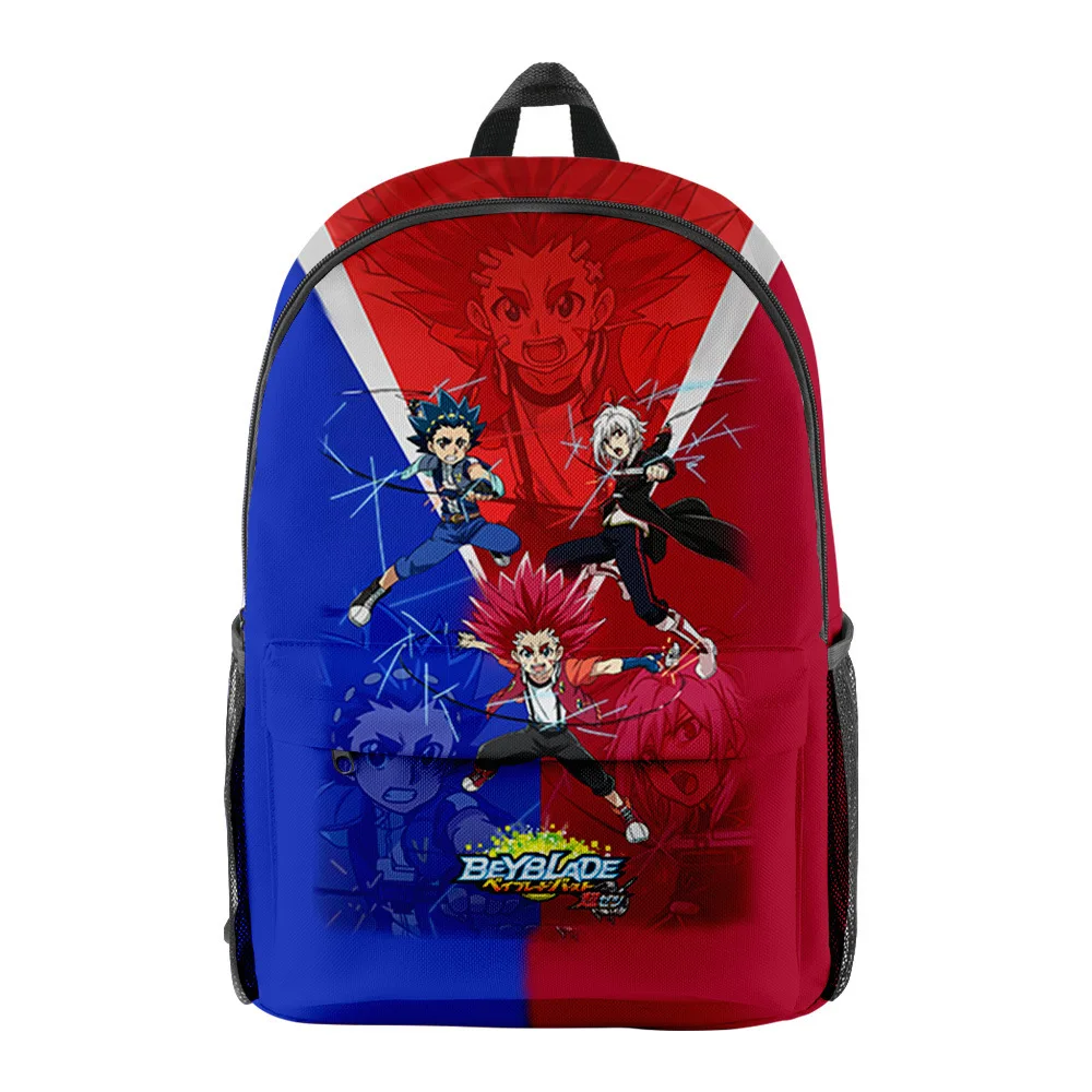 Trendy Popular Beyblade Burst Evolution pupil Bookbag Notebook Backpacks 3D Print Oxford Waterproof Boys/Girls Travel Backpacks