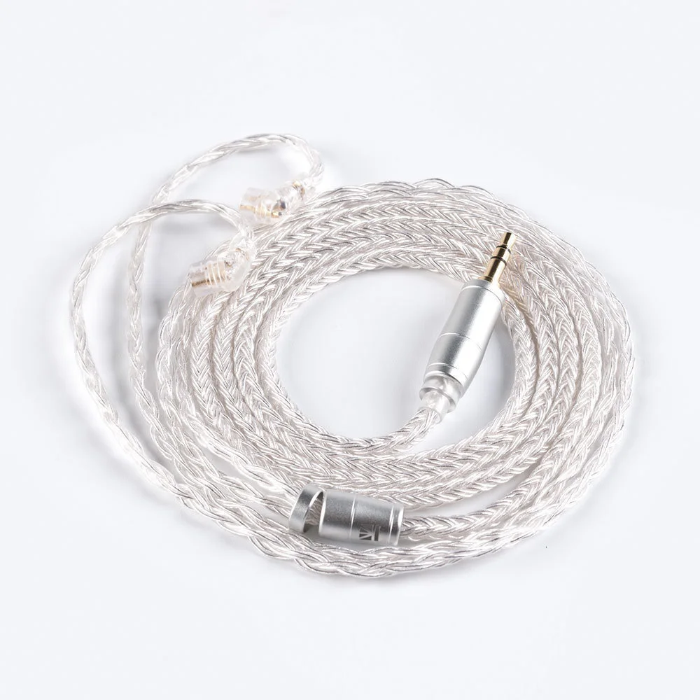 KBEAR 16-adriges, verbessertes, versilbertes, symmetrisches Kabel, 2,5/3,5/4,4 mm, kabelgebundener Kopfhörer, MMCX/QDC/2PIN-Anschluss für KZ KBEAR BL03 KS1 – Detail 18
